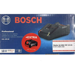 Bosch GAL 18V-40 Quick Charger 18v +Extra 3.0ah Battery | Bosch by KHM Megatools Corp.