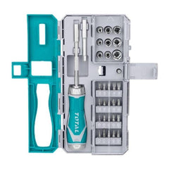 Total TACSD30336 33pcs Ratchet Screwdriver Set | Total by KHM Megatools Corp.