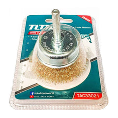 Total Cup Wire Brush with Shank for Drill | Total by KHM Megatools Corp.