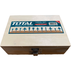 Total TACSR0121 Router Bit Set 6mm Shank (12pcs) | Total by KHM Megatools Corp.