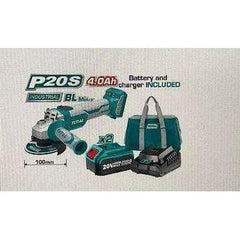 Total TAGLI10022 Li-Ion Angle Grinder Set - KHM Megatools Corp.