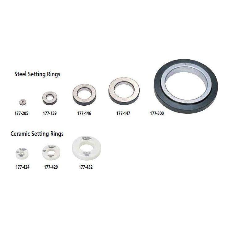 Mitutoyo Setting Ring, Series 177 (for inside micrometers, holtest & dial bore gages) | Mitutoyo by KHM Megatools Corp. Mitutoyo Setting Ring, Series 177 (for inside micrometers, holtest & dial bore gages) | Mitutoyo by KHM Megatools Corp.