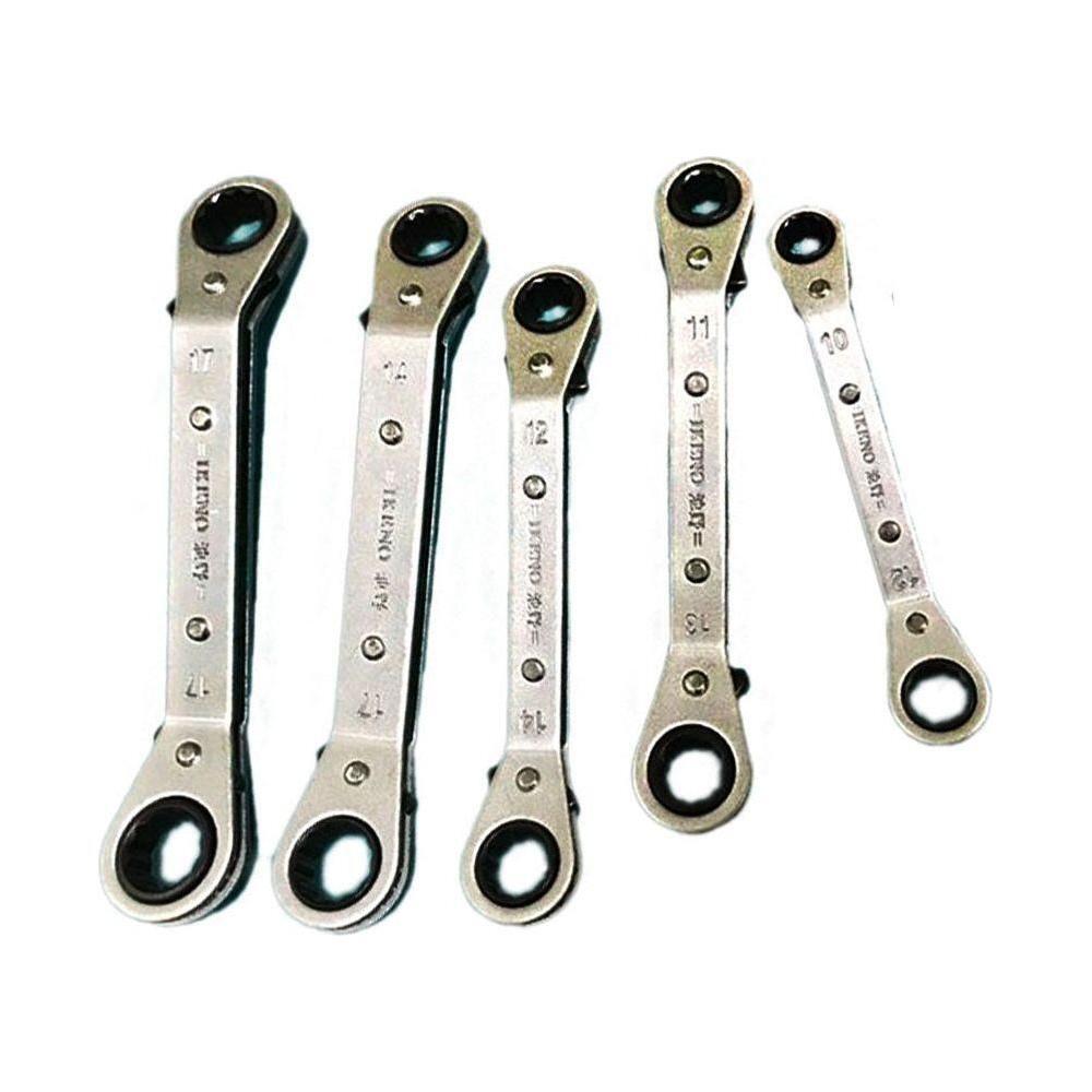 Ikeno Offset Rachet Box Wrench Set 5Pcs | ikeno by KHM Megatools Corp.