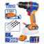 Wadfow WCDP5282 Cordless Impact Drill 20V 52nm - ToolsSavvy.ph