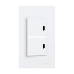 Royu WD603 2-Gang Switch with LED Set (Wide) | Royu by KHM Megatools Corp.