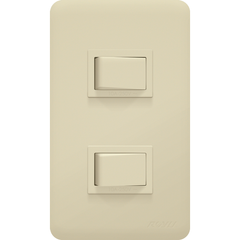 Royu WH503 2-Gang Switch Set 10A (Classic) | Royu by KHM Megatools Corp.