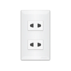 Royu WS113 2-Gang Universal Outlet Set 15A (Super Wide) | Royu by KHM Megatools Corp.