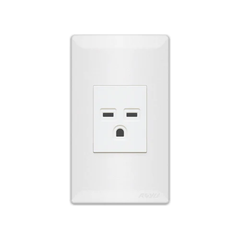 Royu WS901 1-Gang Aircon Outlet Set 20A (Super Wide) | Royu by KHM Megatools Corp.