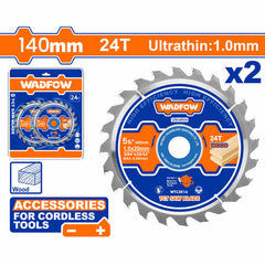 Wadfow WTC3K14 Ultra Thin Saw Blade TCT 5-½" (140mm) | Wadfow by KHM Megatools Corp.