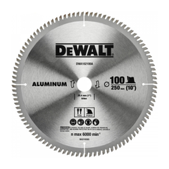 Dewalt DWA102100A Circular Saw Blade 10" x 100T (Aluminum) | Dewalt by KHM Megatools Corp.