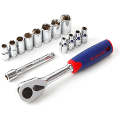 Workpro WP202556 Socket Wrench Set 1/4" Set 14Pcs | Workpro by KHM Megatools Corp.