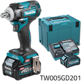 Makita TW005GD201 40V Cordless Impact Wrench (1/2" Drive) 350 Nm XGT | Makita by KHM Megatools Corp.