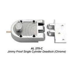 Amerilock AL Jimmy Proof Deadlock Night Latch Door Lock | Amerilock by KHM Megatools Corp.