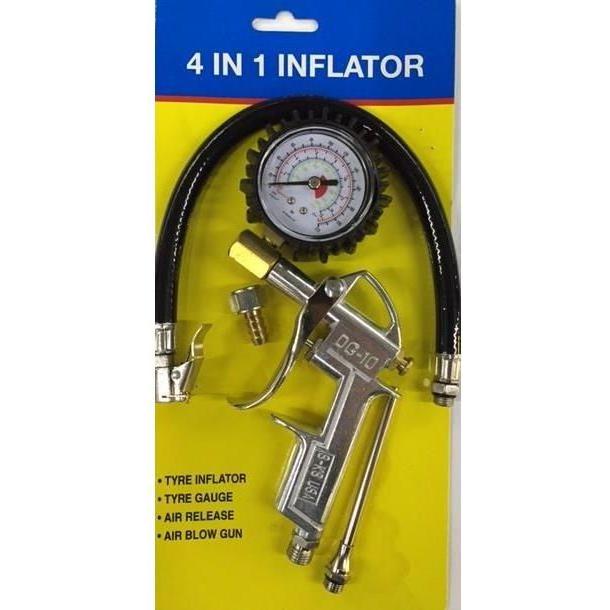 S-Ks Tools B-103-3 Pneumatic 4-in-1 Tire Inflator Gauge - KHM Megatools Corp.