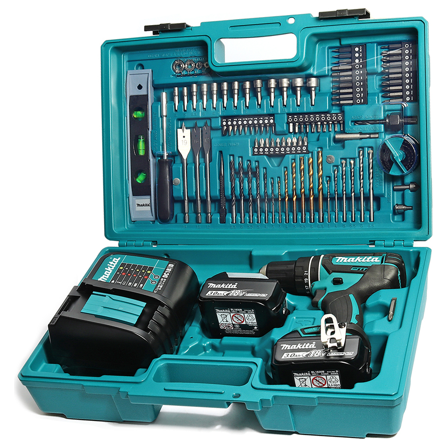 Makita DHP482SFX7 Li-Ion Cordless Hammer Driver Drill 18V 13MM with Accessories Set 101Pcs | Makita by KHM Megatools Corp.