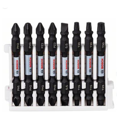 Bosch Impact Power Double Ended Screw Bit 65MM Set 8Pcs (2608522344) | Bosch by KHM Megatools Corp.