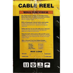 Megatools MCR30M Extension Cord Cable Reel Set 30 meters - KHM Megatools Corp.
