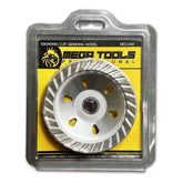 Megatools MDC4W Diamond Cup Wheel 4" - KHM Megatools Corp.