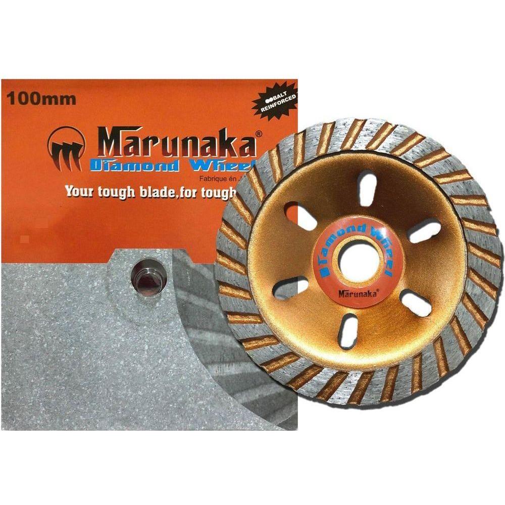 Marunaka Diamond Cup Wheel 4" - Goldpeak Tools PH Marunaka