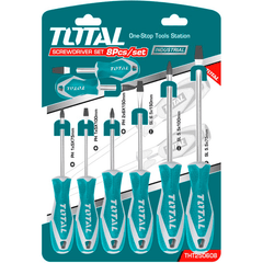 Total THT250608 8pcs Screwdriver Set | Total by KHM Megatools Corp.