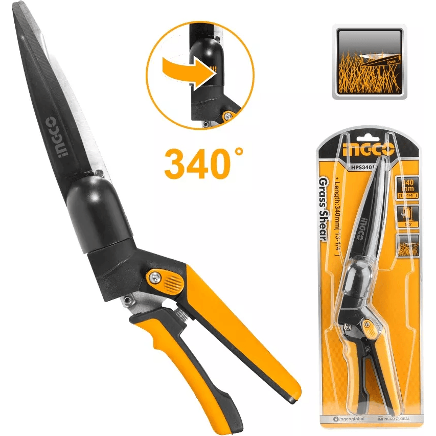 Ingco HPS3401 Grass Scissors / Garden Shears 340mm - KHM Megatools Corp.