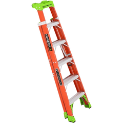 Louisville FXS1500 Fiberglass Single / A-Type Ladder "CROSS STEP" (300 lbs) - KHM Megatools Corp.