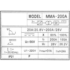 Hokage MMA 200 DC Inverter Welding Machine - Goldpeak Tools PH Hokage