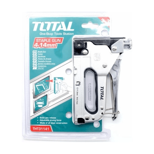 Total THT31141 Staple Gun / Gun Tacker (4-14mm) | Total by KHM Megatools Corp.