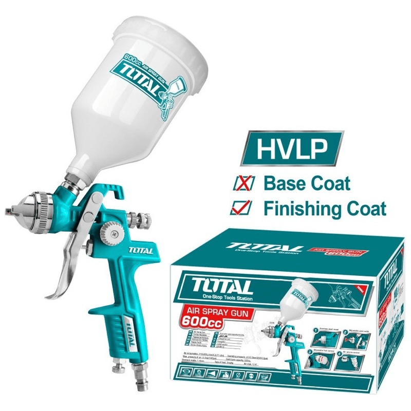 Total TAT10601 Air Spray Gun (600cc) | Total by KHM Megatools Corp.
