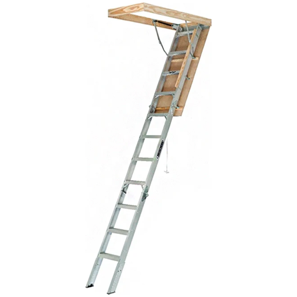 Louisville AL2540MG Aluminum Attic Ladder "Elite" 375Lbs. 25" (AA2540MG ) | Louisville by KHM Megatools Corp. Louisville AL2540MG Aluminum Attic Ladder "Elite" 375Lbs. 25" (AA2540MG ) | Louisville by KHM Megatools Corp.
