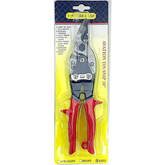 S-Ks HB-1221 Aviation Snip 10" (Left Cut-Red) | SKS by KHM Megatools Corp.