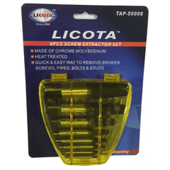 Licota TAP-50008 8pcs Screw Extractor Set | Licota by KHM Megatools Corp.