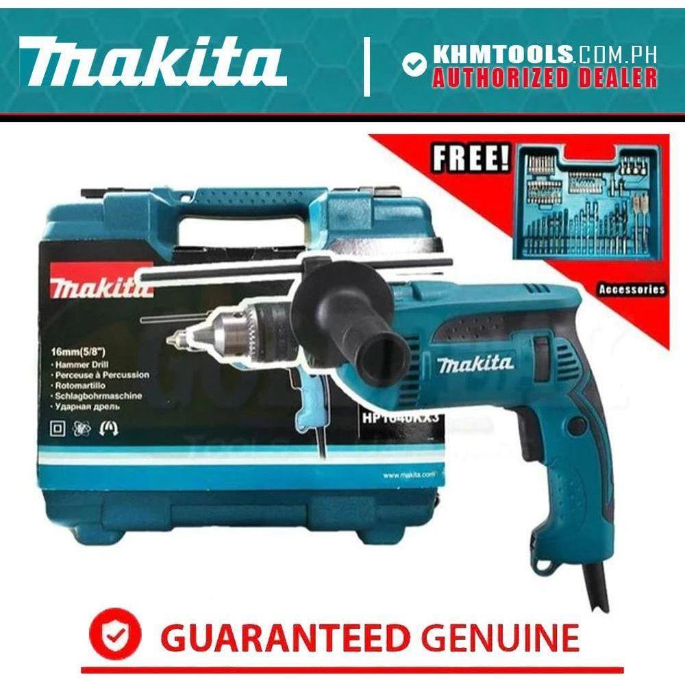 Makita HP1640KX3 Hammer Drill with Case (74pcs Accessories) | Makita by KHM Megatools Corp. Makita HP1640KX3 Hammer Drill with Case (74pcs Accessories) | Makita by KHM Megatools Corp.