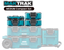 MakTrak medium compact set with multiple toolboxes on a white background