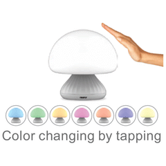 Firefly Rechargeable Tap-It Night Light - Mushroom | Firefly by KHM Megatools Corp.