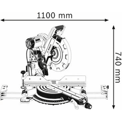 Bosch GCM 12 GDL Sliding Compound Miter Saw 12" - Goldpeak Tools PH Bosch