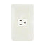 Omni P1-EG-PK Convenience Outlet with Ground in Plate (Flush Type) | Omni by KHM Megatools Corp.