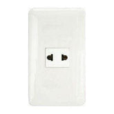 Omni P1-EU-PK Universal Outlet in Plate (Flush Type) | Omni by KHM Megatools Corp.