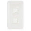 Omni P2-S13-PK 2pc 1-Way Switch in Plate (Flush Type) | Omni by KHM Megatools Corp.