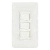 Omni P3-S13-PK 3pc 1-Way Switch in Plate (Flush Type) | Omni by KHM Megatools Corp.