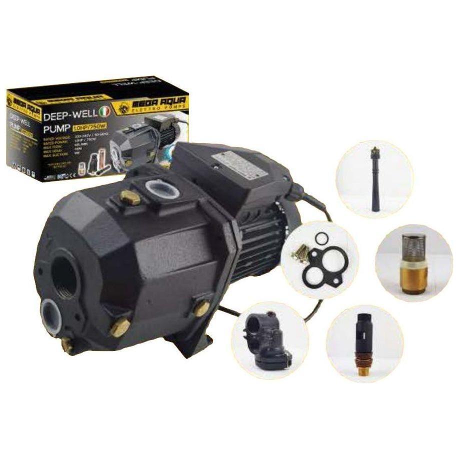 Megatools DW255 Aqua Deep Well Water Pump (Single Pipe 2") - KHM Megatools Corp.