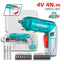 Total TSDLI0442 Cordless Screwdriver 4V 4N.m - ToolsSavvy.ph
