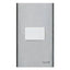 Omni SP0-S13-PK 1-Way Switch in Stainless Plate (Wide Series) | Omni by KHM Megatools Corp.