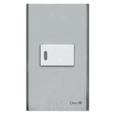 Omni SP0-S14-PK 1-Way Illuminated Switch in Stainless Plate 16A (Wide Series) | Omni by KHM Megatools Corp.