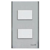 Omni SP2-S13-PK 2pc 1-Way Switch in Stainless Plate (Wide Series) | Omni by KHM Megatools Corp.
