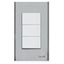 Omni SP3-S13-PK 1-Way Switch in Stainless Plate 16A (Wide Series) | Omni by KHM Megatools Corp.
