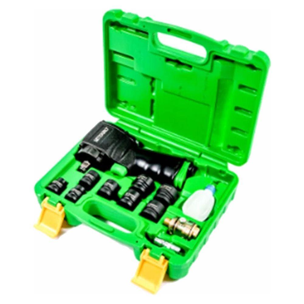 Tekiro AT-AI1750 Pneumatic Impact Jumbo with Stubby Impact Socket Set 12Pcs | Tekiro by KHM Megatools Corp.