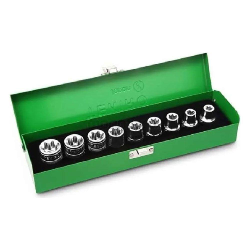 Tekiro SC-SA0634 1/2" DR. Star Socket Set 9Pcs | Tekiro by KHM Megatools Corp.