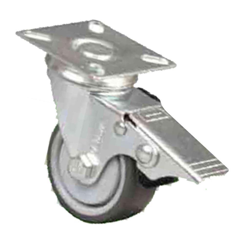 Viking TPR on PP Core Castor Wheels (220) (Swivel w/ Brake) | Viking by KHM Megatools Corp.