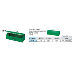 Hans TTB-5 Extra HD Metal Tool Box / Tote Tool Chest - KHM Megatools Corp.